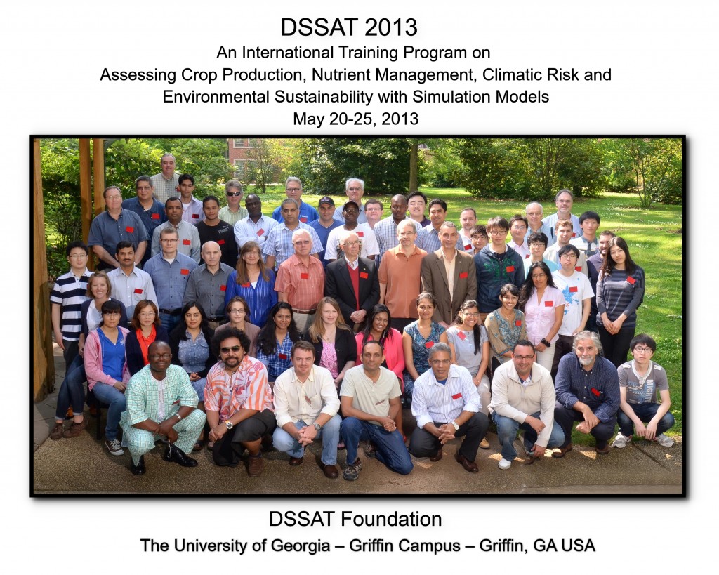 UGA DSSAT 2013