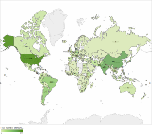 5K Downloads - Map